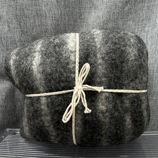 Meowfia Merino Wool Cat Cave Bed Dark Grey CM-04G Medium Washable Convertible