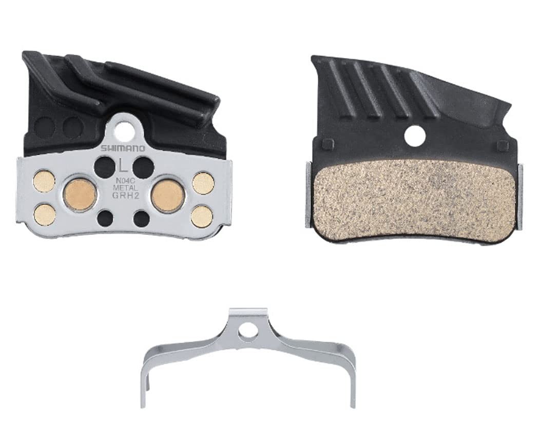 Дисковые накладки и пружина Shimano N04C задняя часть из сплаванержавеющей стали с ребрами охлаждения металл 10090₽
