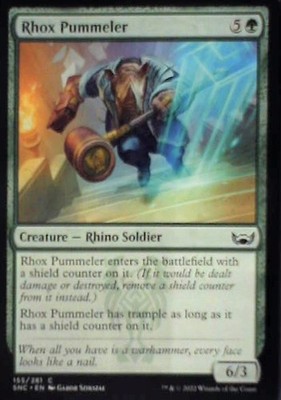 Rhox Pummeler - Streets of New Capenna: #155, Magic: The Gathering Nm C321