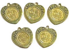 Women Of the Moose Necklace / Bracelet Charm 1" / WOTM - LOT of 5