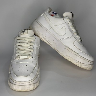 Nike Air Force 1 Pixel White Sneakers Platform Shoes CK6649-100 Women's