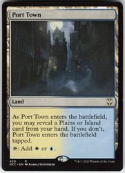 Port Town #420/519 Rare MTG Commander: Streets of New Capenna