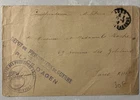 1916 WW1 Prisoner of War cover - Agen to Paris France Postmarks