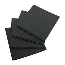 4 Pieces Adhesive Foam Padding 1/4 in Thick X 4 in X 4 in Neoprene