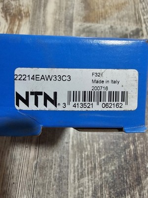 22214EAW33 Double Row Spherical Roller Bearing 70x125x31 mm. by NTN brand