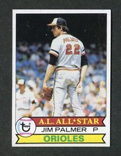 Jim Palmer Orioles Hall of Fame Pitcher 1979 Topps MLB Baseball Card #340