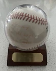 Pete Rose Autographed OML Rawlings Baseball Inscribed "Hit King"  w/ Display Orb