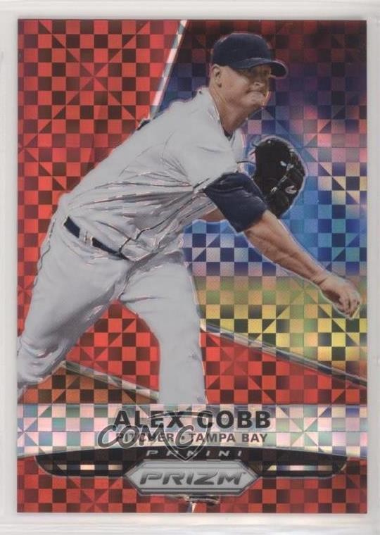 2015 Panini Prizm Red Power Prizm 68/125 Alex Cobb #21 pd6