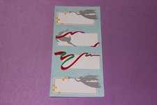 Mrs. Grossman's RARE Large Sheet of Vintage 1986 Christmas Label Stickers Angel