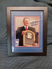 Whitey Herzog Framed Autographed Picture St. Louis CardinalsJSA