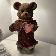 Vintage “I’m Sweet On You” Becky The Windsor Bear. Retired/Rare. Chip/Dress