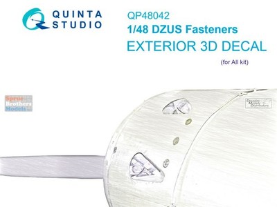 QTSQP48042  1:48 Quinta Studio 3D Decal - DZUS Fasteners