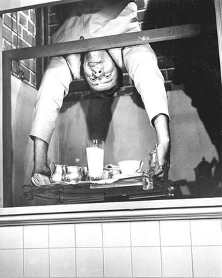 Cinderfella 1960 hilarious Jerry Lewis upside down in food elevator 12x18 poster