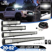 20-52 Led Work Light Bar Spot Flood Combo Beam Driving Off Road Suv Boat Atv 20-52 Led Work Light Bar Spot Flood Combo Beam Driving Off Road Suv Boat Atv