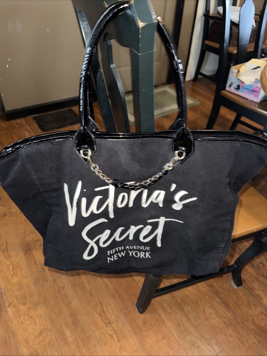 Victoria's Secret FIFTH AVENUE New York BLACK Extra Large Canvas
