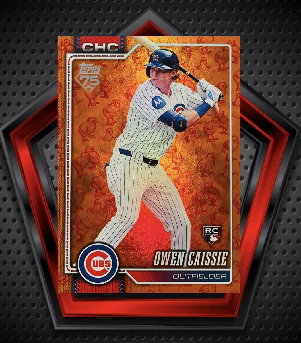 Owen Caissie RC *Holiday Chicks* 2026 Topps Series 1 SP #233 Cubs 