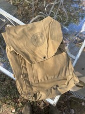 Vintage Boy Scouts of America No 573 Haversack Backpack Ruck Sack Canvas BSA