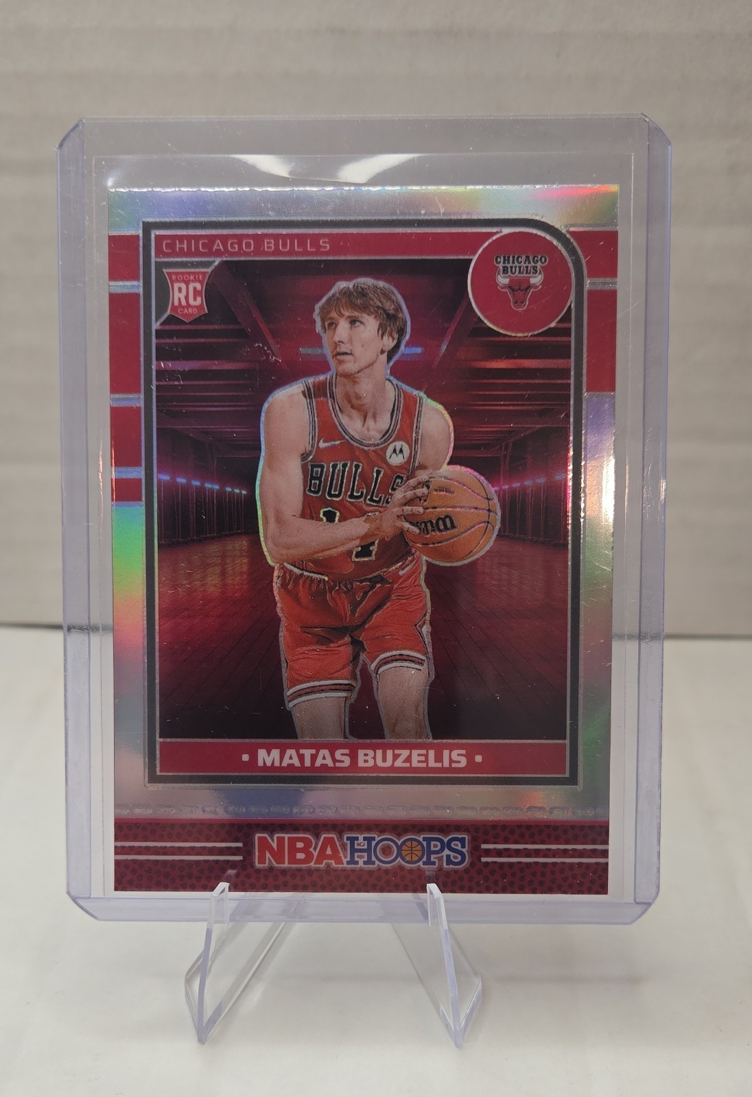 2024-25 Panini Nba Hoops - Matas Buzelis #241 Premium Edition Silver Prizm (RC)