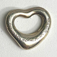 Tiffany & Co. Elsa Peretti Open Heart 925 Ste...