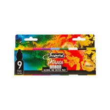 Best Alcohol Ink Set - Pinata Color Exciter Pack Highly Saturated Acid-Free 9