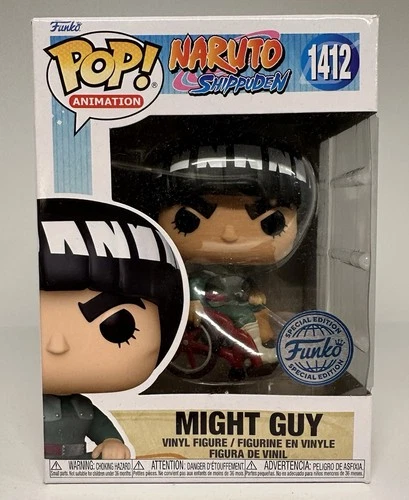 Funko Pop! Naruto Shippuden Might Guy #1412 Special Edition NEW 003-3