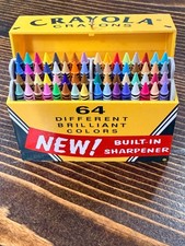 Hallmark Keepsake 2015 Crayola Crayons 64 Color Box Ornament Flip Top