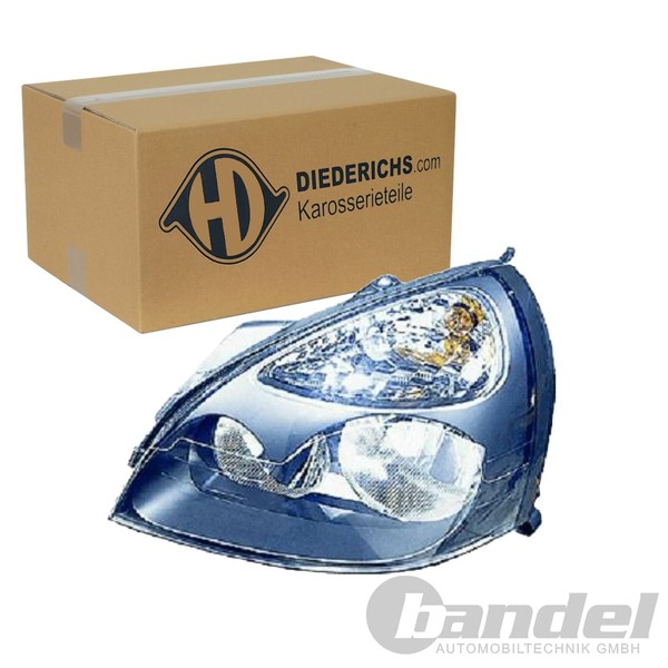 Diederichs Halogen Scheinwerfer Schwarz Rechts Passend FüR Renault Clio 4413182-image