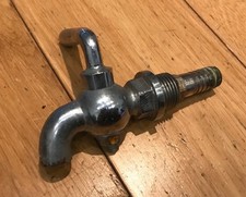 Chrome Brass Tap Barrel Keg Garden Sink Basin Tank Tap Vintage ref 1 (Black D 2)