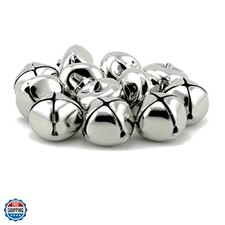Pack of 50 pcs 1 Inch Christmas Jingle Bells for Holiday Decoration and DIY C...