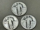 🇺🇸 1925–1927 Standing Liberty Quarter Set (3 Coins) 90% Silver