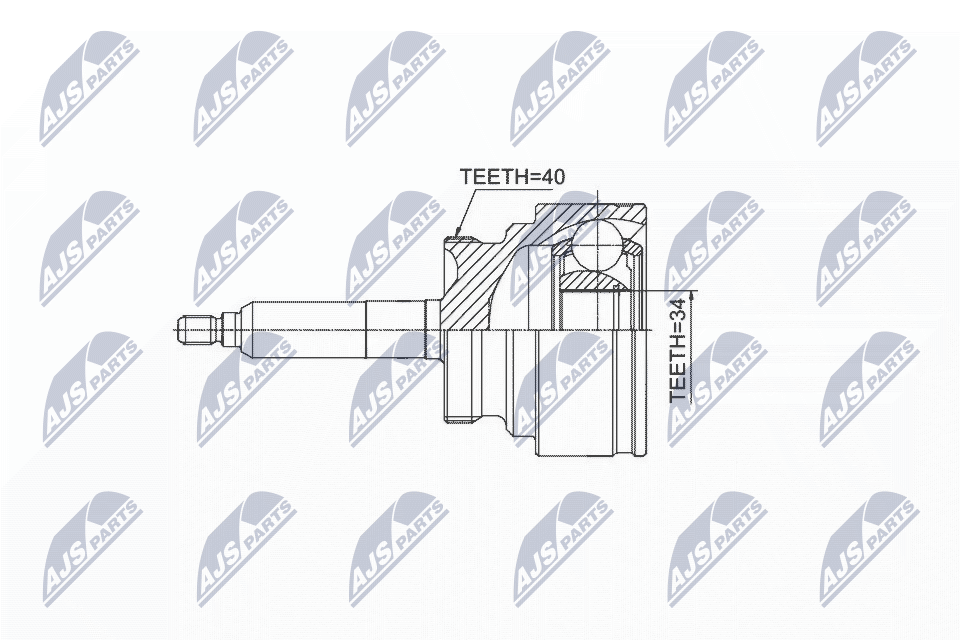 N.T.Y. NPZ-DW-031.NTY Joint Kit, drive shaft for SSANGYONG - Image 5