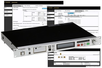 Marantz PMD580 Balanced XLR AES Digital Networked Solid State Recorder Rackmount