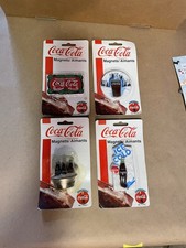 Lot of 4 1997 Coca-Cola Coke Bottle Magnets Vintage