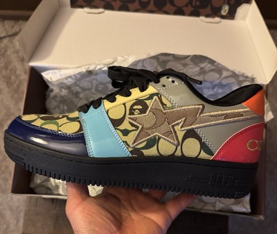 bapesta Bape Coach Sneaker Rare collaboration NEW