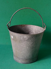 VECCHIO SECCHIELLO SECCHIO DA POZZO IN FERRO ZINCATO ANNI '50/60 - VINTAGE. DG70