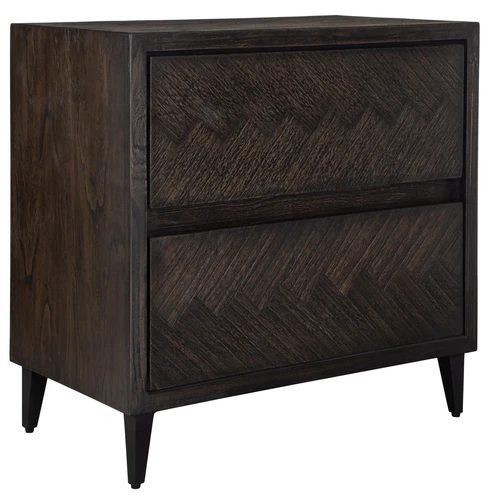 Uttermost Abba Herringbone Accent Chest - Picture 5 of 6