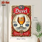 Duvel Beer Vintage Tin Metal Signs Home Décor 8x12 Inch Retro Belgian Brewery