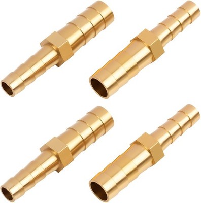 4 Stück Schlauch ID Messing Reduzierstück, Schlauchadapter 8mm auf 6mm, V