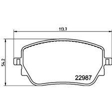 Hella Bremsbeläge hinten für Mercedes A-Klasse B-Klasse Cla Eqa Eqb Gla Glb