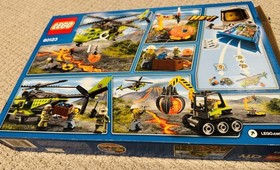 LEGO City Volcano Lots 60122 & 60123 Complete for both sets both boxes. 