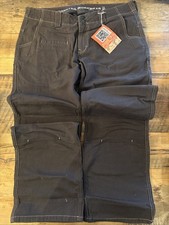 Dovetail Workwear Britt Utility Cargo Pant for Women, Grey Canvas 16/30 NWT