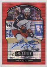2020-21 Upper Deck Allure Red Rainbow Auto Nick Foligno #51 Auto 0ip6