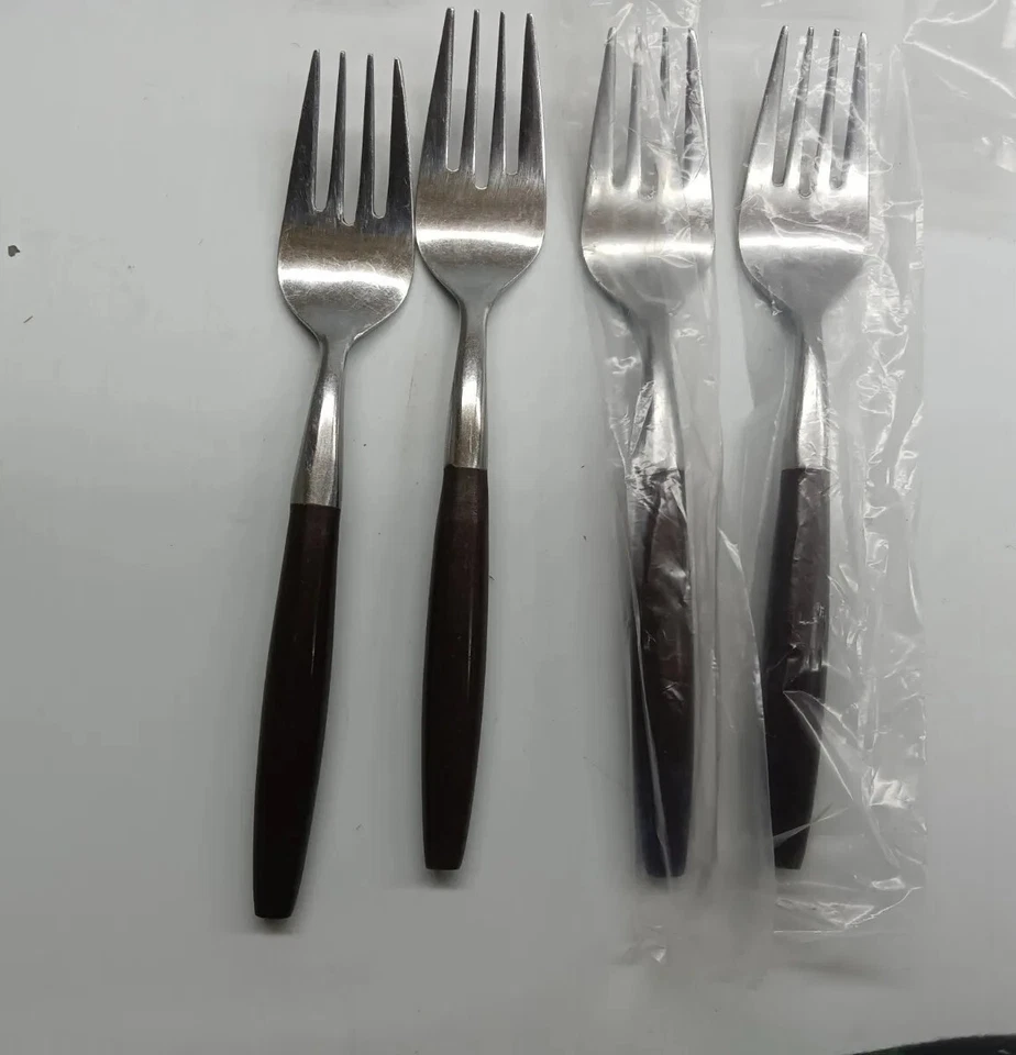 Talheres Supreme aço inoxidável Japão talheres "madeira" como alças 17 peças cm - Imagem 2 de 4