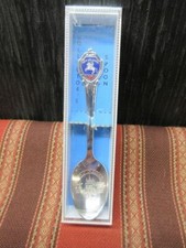 Vintage Souvenir New Orleans Silver & Enamel Spoon - Made In USA