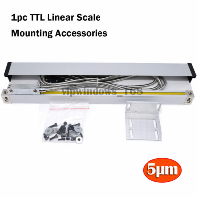 Digital Readout Kit DRO Display 5µm Linear Scale Sensor Mill Lathe 2/3/4/5Axis