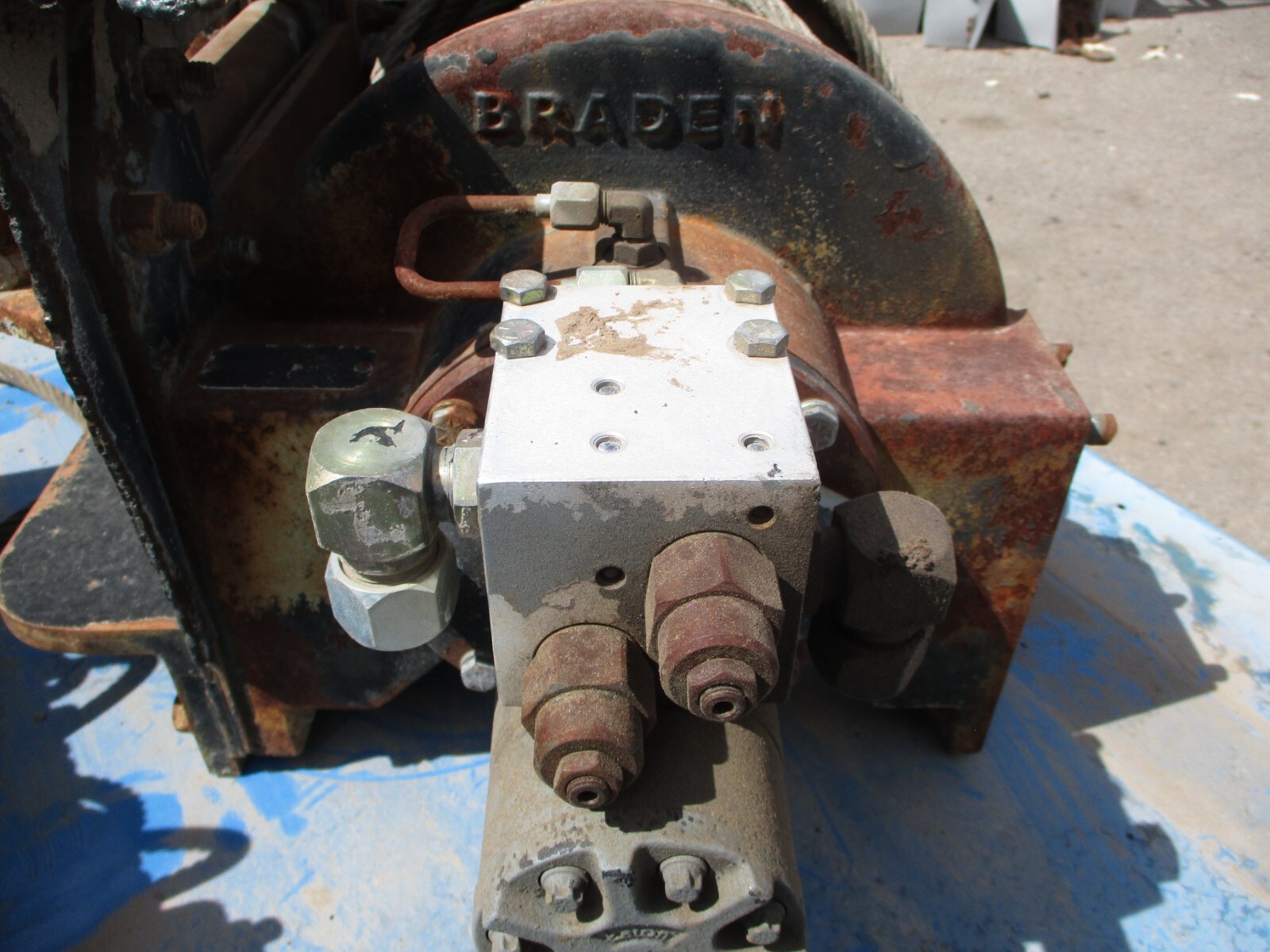 BRADEN Hydraulic Winch Model PD18C11DB Capacity 20,000 lb eBay