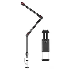 PULUZ PU3103B Desktop Live Streaming Stand 3-Section Flexible Extendable F7U5