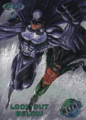 1995 Metal Batman Forever Silver Flasher #99 Look Out Below