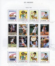 STAMP / TIMBRE BRITISH COLONIES / SAINT VINCENT LOT NEUF AVEC ET SANS CHARNIERE