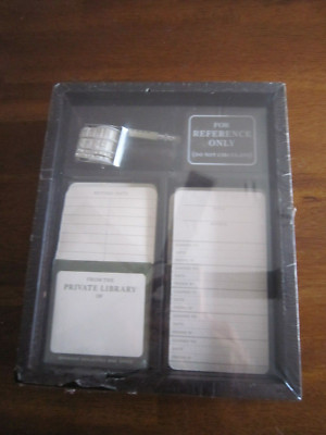 Library Kit for Librarians: Personal Private by Knock Knock - Sealed NIP